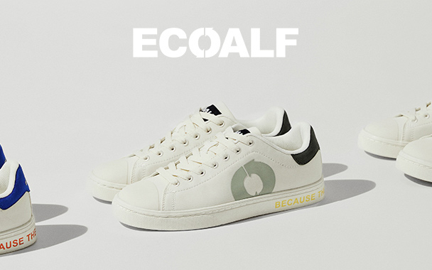 Nachhaltige weiße Sneaker von Ecoalf