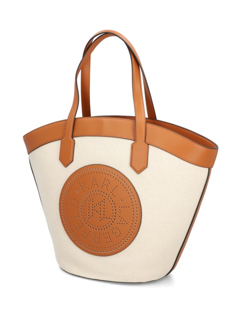KARL LAGERFELD K/TULIP MD TOTE CANVAS