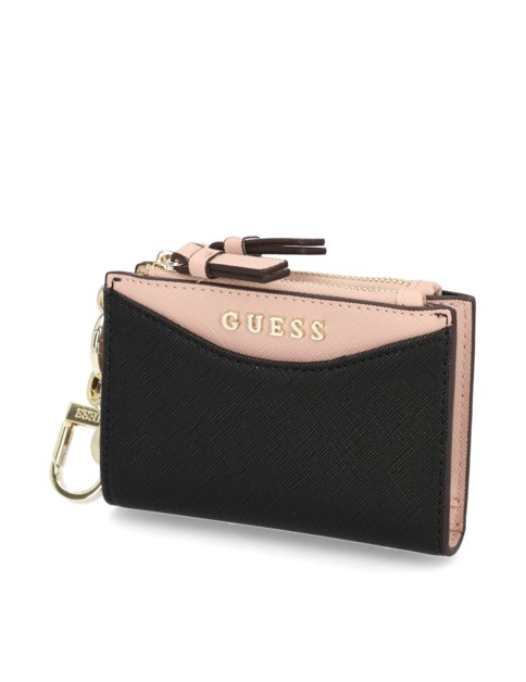 

GUESS Card Case Top Zip Keychain