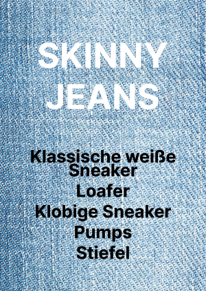 welcher schuh passt zu skinny jeans für damen