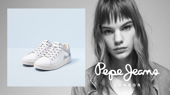 weiße Damen Sneaker von Pepe Jeans