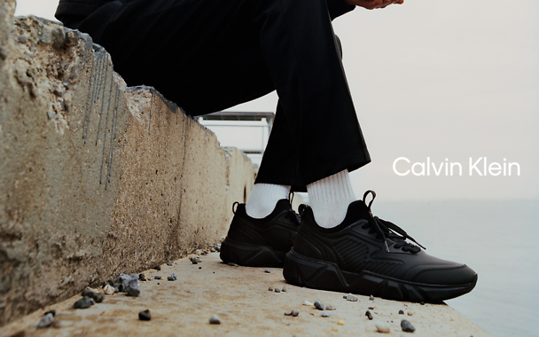 schwarze Sneaker von Calvin Klein