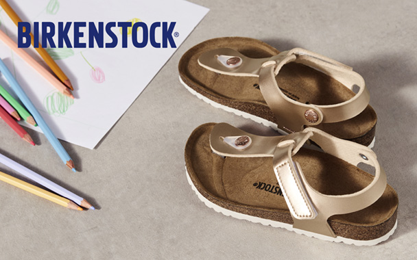 metallic Sandalen von Birkenstock für Kinder
