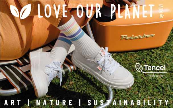 weiße Sneaker von Love our Planet