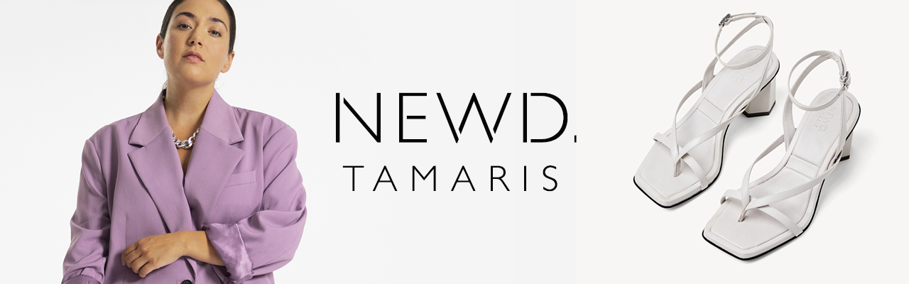 weiße Sandalen von Newd.Tamaris