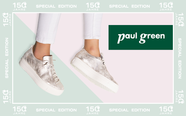 goldene Sneaker von Paul Green