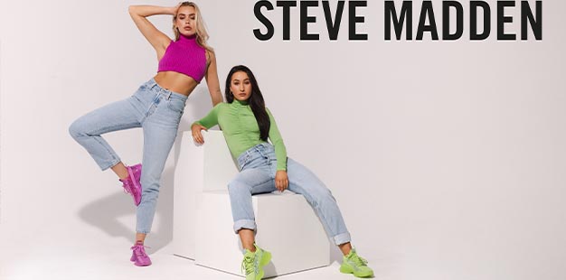 Steve Madden Sneaker grüne und pinke Sneaker neon