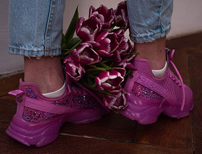 Sneaker rosa von Steve Madden für Damen