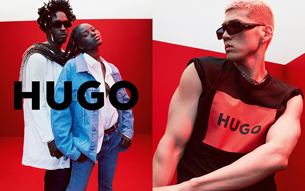 Männer in Outfits von HUGO