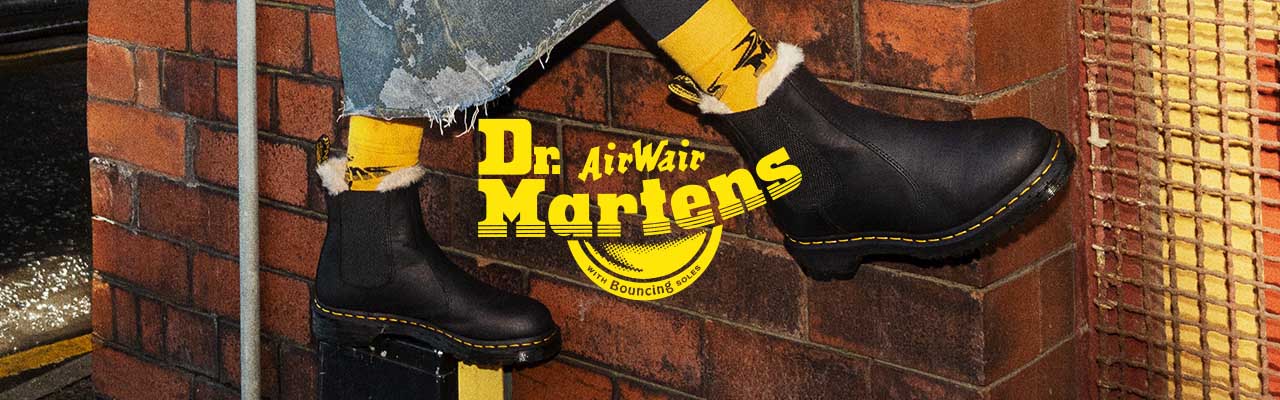 Markenbanner von Dr. Martens
