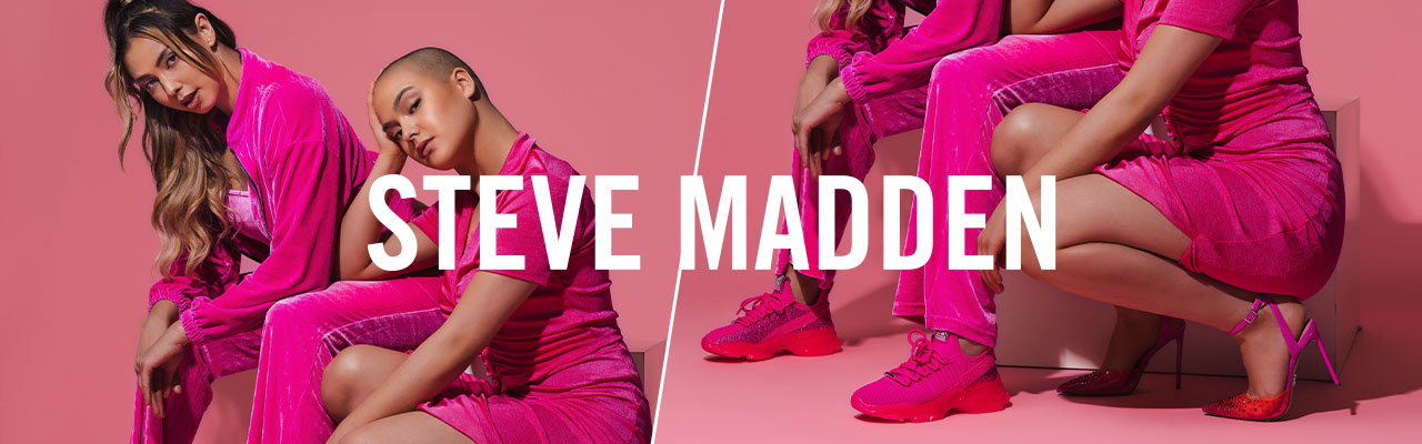 Sandalen und Sneaker in Pink von Steve Madden