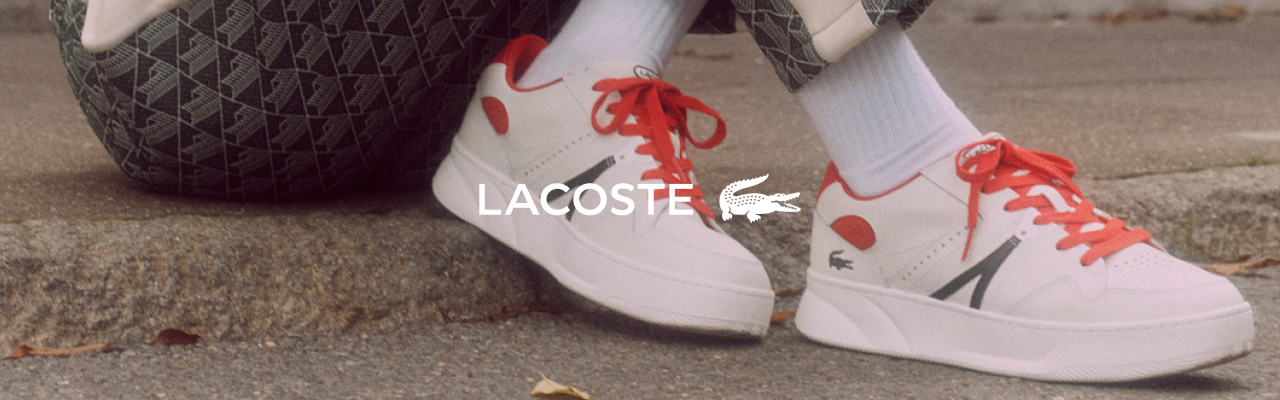 weiße Sneaker von Lacoste