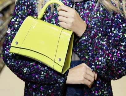 Tasche von Kate Gray in Lime-Farbe 